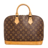 Louis Vuitton Monogram Canvas Leather Alma PM Handbag