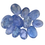 13.89 ctw Oval Mixed Tanzanite Parcel