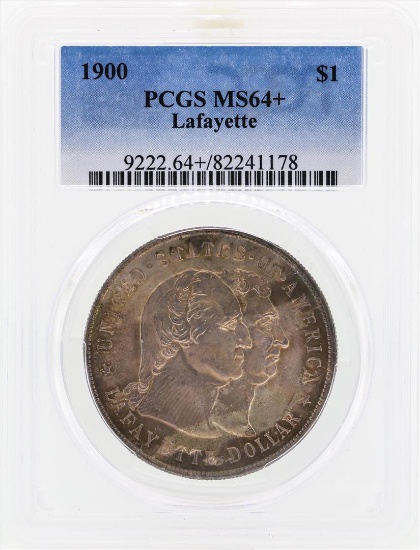 1900 Lafayette Commemorative Dollar Coin PCGS MS64+