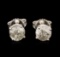 14KT White Gold 1.63 ctw Diamond Stud Earrings