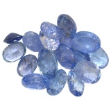 17.89 ctw Oval Mixed Tanzanite Parcel