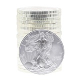 Roll of (20) 2008 $1 American Silver Eagle Brilliant Uncirculated Coins