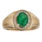 2.28 ctw Emerald and Diamond Ring - 14KT Yellow Gold
