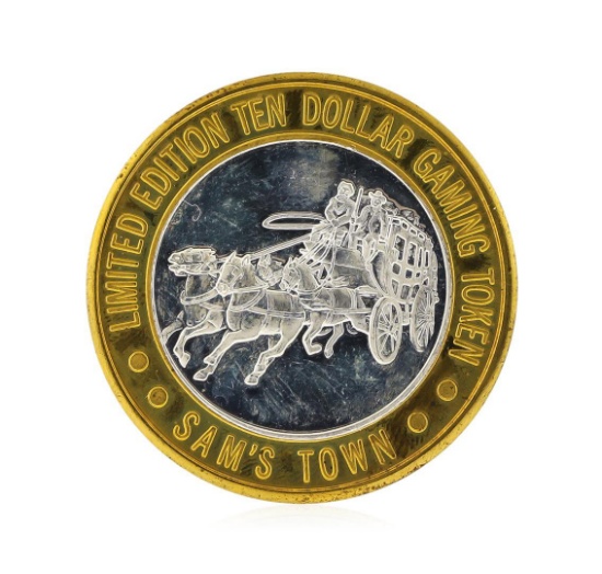 Limited Edition $10 Las Vegas .999 Silver Gaming Token