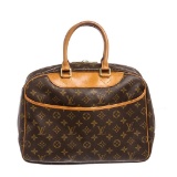 Louis Vuitton Monogram Canvas Leather Deauville Doctor Bag
