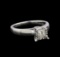 0.93 ctw Diamond Ring - 14KT White Gold