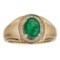 2.28 ctw Emerald and Diamond Ring - 14KT Yellow Gold