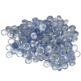 12.49 ctw Round Mixed Tanzanite Parcel