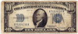 1934 $10 Silver Certicate Note