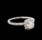 1.15 ctw Diamond Ring - 14KT White Gold
