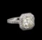 14KT White Gold 3.62 ctw I-1/M Diamond Ring