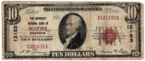 1929 $10 Seattle WA National Currency Note Charter #12153