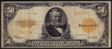 1922 $50 Gold Certificate Note