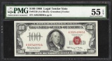 1966 $100 Legal Tender Note Fr.1550 PMG About Uncirculated 55EPQ