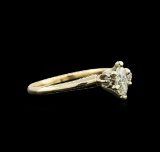 0.46 ctw Diamond Ring - 14KT Yellow Gold