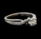 0.70 ctw Diamond Ring - 14KT White Gold