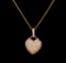 1.93 ctw Diamond Heart Pendant - 14KT Rose Gold