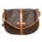 Louis Vuitton Monogram Canvas Leather Saumur 30 cm Messenger Bag