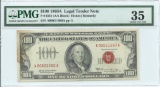 1966A $100 Legal Tender Note PMG Choice Very Fine 35