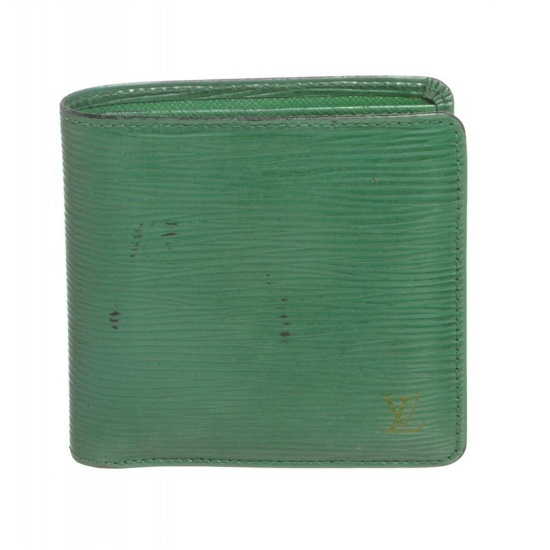 Louis Vuitton Green Epi Leather Marco Mens Wallet