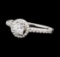 0.79 ctw Diamond Ring - 14KT White Gold