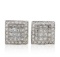 14KT White Gold 2.19 ctw Diamond Earrings