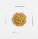 1853 $2 1-2 Liberty Gold Coin AU