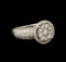 14KT White Gold 2.65 ctw Diamond Ring