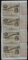 Uncut Sheet of (4) State of Louisiana Baby Bond Obsolete Notes