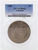 1900 $1 Lafayette Commemorative Silver Dollar Coin PCGS MS62