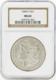 1884-O MS63 NGC Morgan Silver Dollar