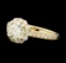 1.72 ctw Diamond Ring - 14KT Yellow Gold