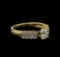 0.98 ctw Diamond Ring - 18KT Yellow Gold