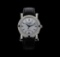 Cuervo y Sobrinos Stainless Steel 1.04 ctw Diamond Habana Torpedo Watch