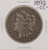 1892-CC $1 Morgan Silver Dollar Coin