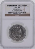 1893 Columbian Centennial Commemorative Half Dollar Coin NGC Graded