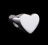 Classic Sterling Silver Heart Ring