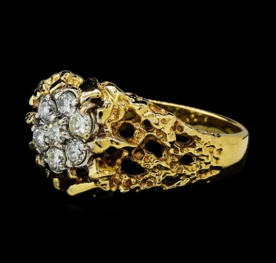 1.00 ctw Diamond Ring - 14KT Yellow Gold