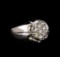 14KT White Gold 0.69 ctw Diamond Ring