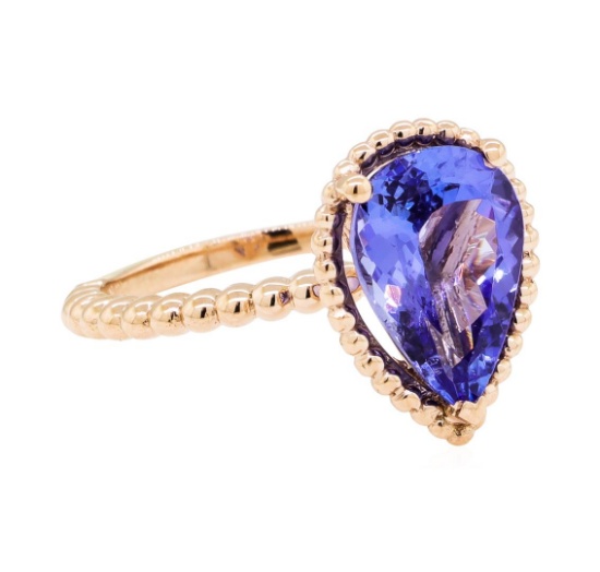 2.72 ctw Tanzanite Ring - 14KT Rose Gold