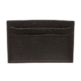 Bvlgari Black Leather Cardholder Wallet