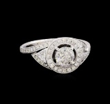 1.71 ctw Diamond Ring - 18KT White Gold