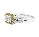 0.6 ctw Diamond Ring - 14KT White Gold