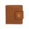 Bvlgari Brown Leather Compact Bifold Wallet