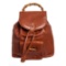 Gucci Vintage Brown Leather Mini Bamboo Backpack