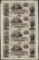 Uncut Sheet of 1800's $20 Canal Bank Obsolete Notes