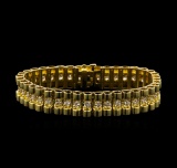 3.50 ctw Diamond Bracelet - 14KT White Gold