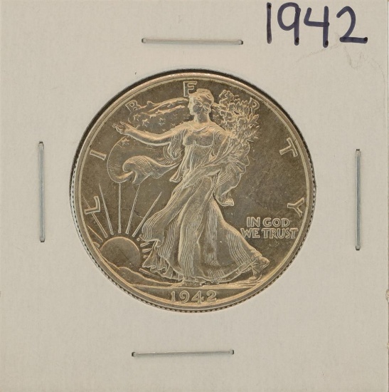 1942 Walking Liberty Half Dollar Proof Coin