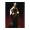 Flamenco Dancer in Black Dress by Perez, Fabian