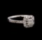 1.43 ctw Diamond Ring - 14KT White Gold